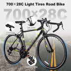 WEIZE Road Bike 700C Wheel City Commuter Bicycle Shimano 14 Speed Drop Bar Racing Adult Bike