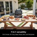 Ninja Woodfire Pro XL Outdoor Grill Smoker Thermometer 4-in-1 Master Grill BBQ Smoker Outdoor Air Fryer
