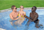 Power Steel Swim Vista Series II 14' x 8' 2" x 39.5" Above Ground Outdoor Swimming Pool Set