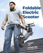 Electric Scooter 350W/500W Powerful Motor 8.5"/10" Solid Tires 19/22Mph 28/21/12 Miles Range