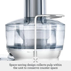 Breville BJE200XL Juice Fountain Compact Centrifugal Machine 25 fl oz Silver