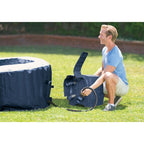 Intex 6 - Person 170 - Jet Vinyl Round Inflatable Hot Tub in Dark Blue