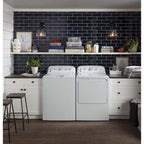 GE 7.2-cu ft Electric Dryer (White)