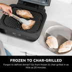 Ninja Foodi Smart XL 6-in-1 Indoor Grill with Air Fry Bake Roast Broil and Dehydrate