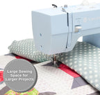 SINGER Heavy Duty 4423 High Speed Sewing Machine with Accessory Kit | Strong Motor With Enhanced Piercing Power, 97 Stitch Applications, Full Metal frame, 1-step Buttonhole & LED Light