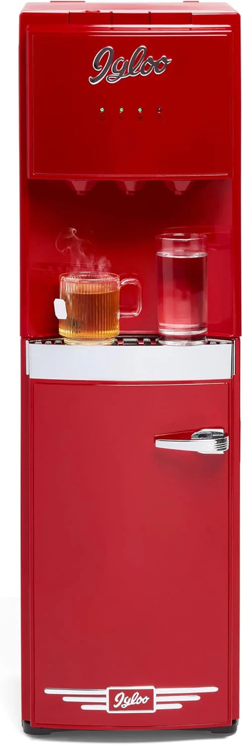 Igloo Bottom Loading Water Dispenser "Hot, Cold and Room Temperature Water Dispenser" White