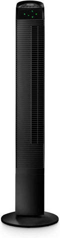 De'Longhi Tower Fan with Ioniser - 3 Speeds, LED Display & Remote, Black