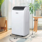 BLACK+DECKER 8,000 BTU Portable Air Conditioner for Rooms up to 350 Sq