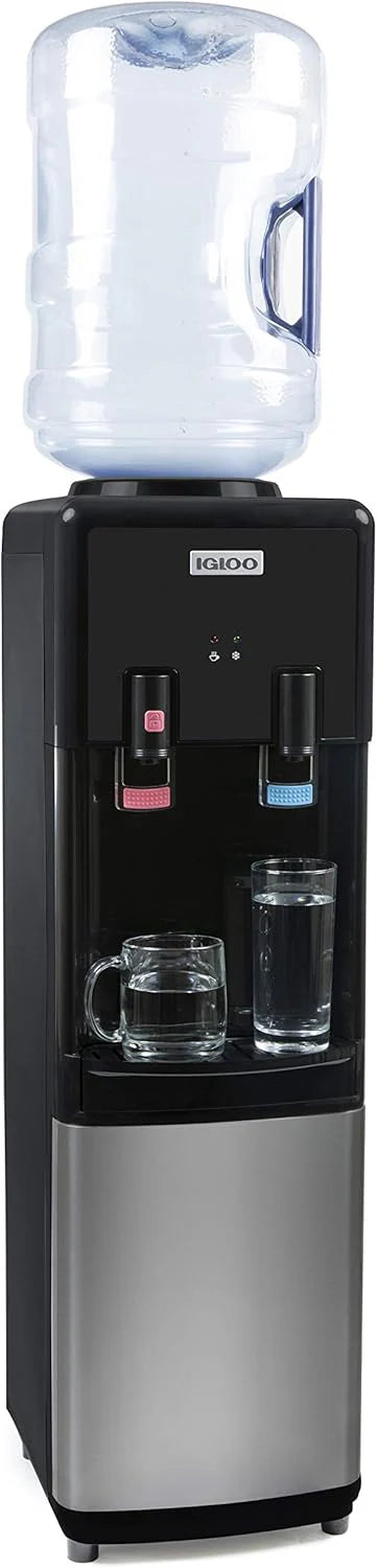 Igloo Bottom Loading Water Dispenser "Hot, Cold and Room Temperature Water Dispenser" White